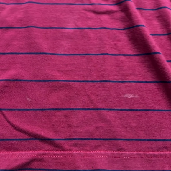 Vintage Tommy Hilfiger Men's Red Striped Shirt - Picture 6 of 10